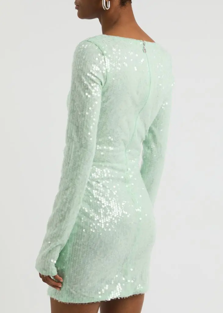 ROTATE Birger Christensen Sequin-embellished tulle mini dress 3
