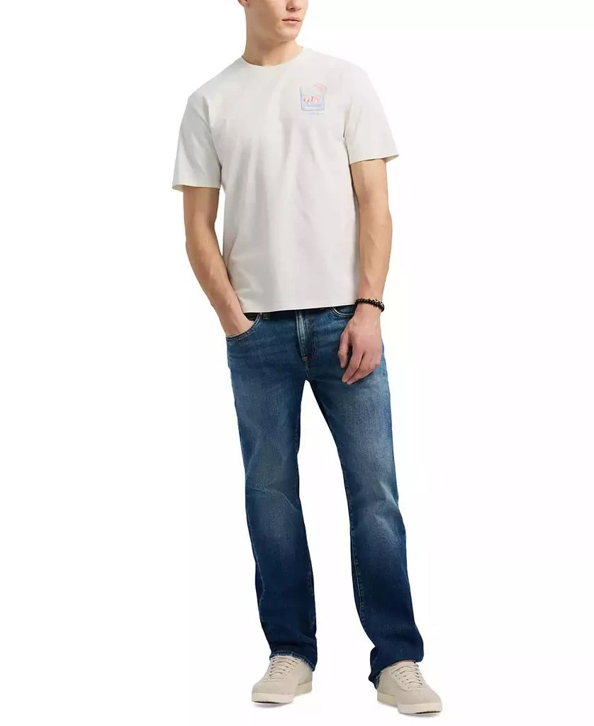 BUFFALO David Bitton Men's Torpoint Short Sleeve Crewneck Gin & Tonic Graphic T-Shirt 4