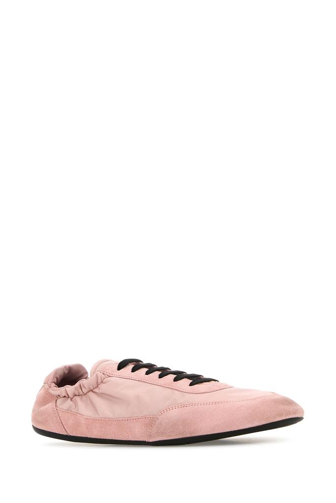Shop Pink Re-Nylon and suede Collapse sneakers on Sale at