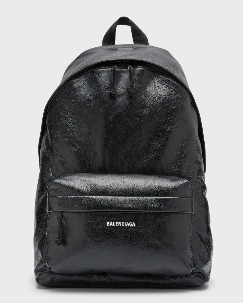 Balenciaga Men's Explorer Leather Backpack 1