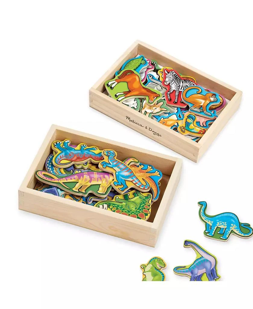 Melissa & Doug Melissa & Doug 2-Pk. Wooden Animals & Dinosaurs Magnets - Dinosaur Toy 2