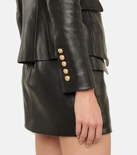 Balmain Leather blazer 5