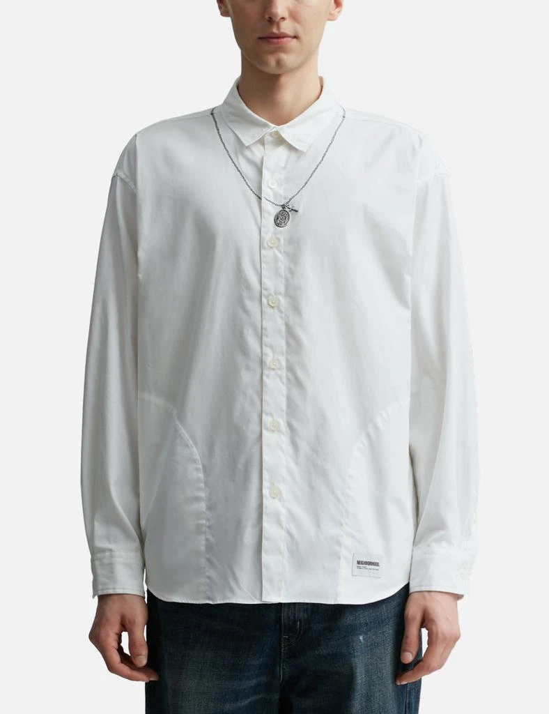 NEIGHBORHOOD Medal & Cross Embroidery Long Sleeve Shirt - Shirts 