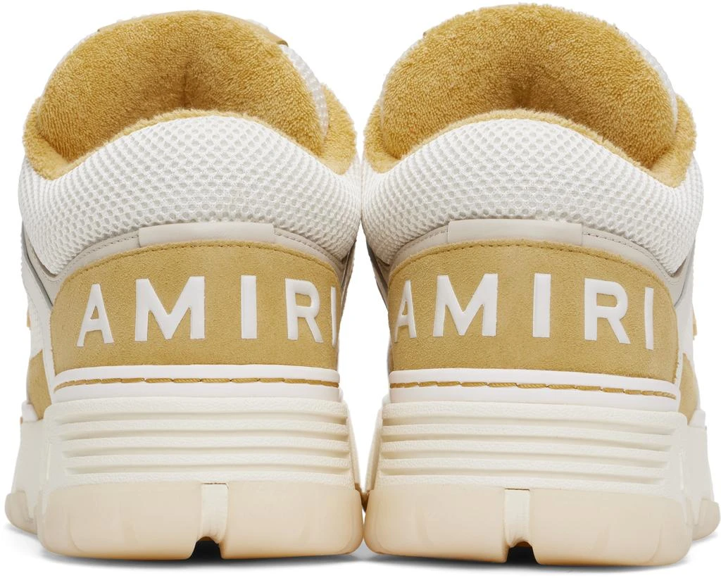 AMIRI White & Yellow MA-1 Sneakers 2