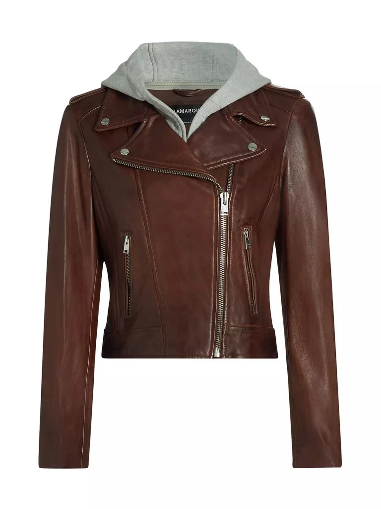 LaMarque Holy Leather Hooded Biker Jacket 1
