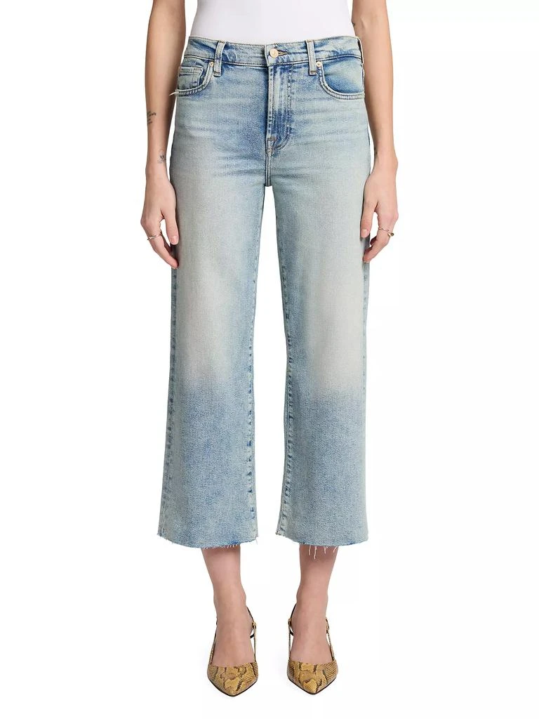 7 For All Mankind Alexa Cropped Wide-Leg Jeans 2