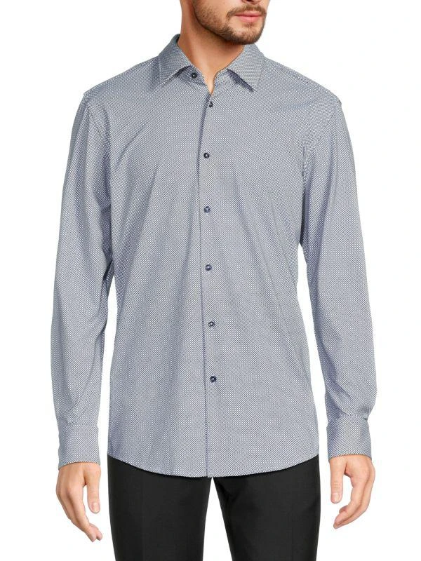 Hugo Boss Hank Kent Slim Fit Diamond Sport Shirt 1