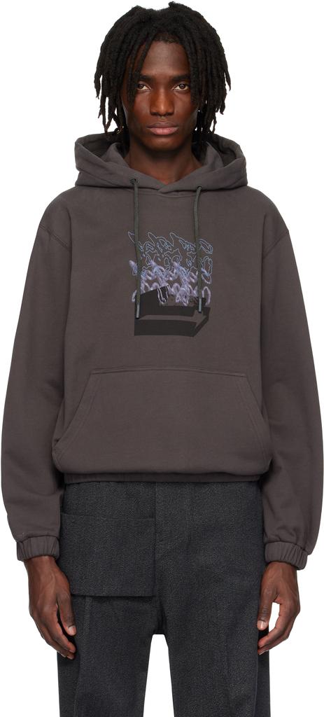 pet-tree-kor Gray 'What's In Your Lunch Box?' Hoodie