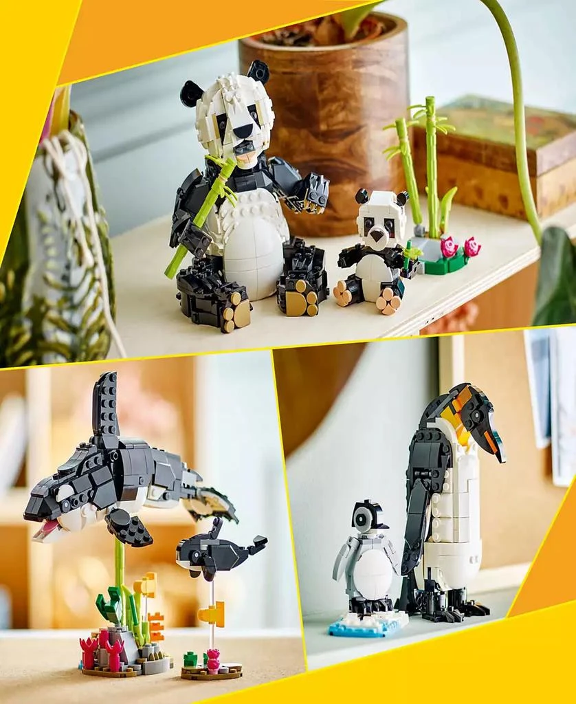 LEGO Creator 3 in 1 Wild Animals Panda Family Building Toy 31165, 626 Pieces 2