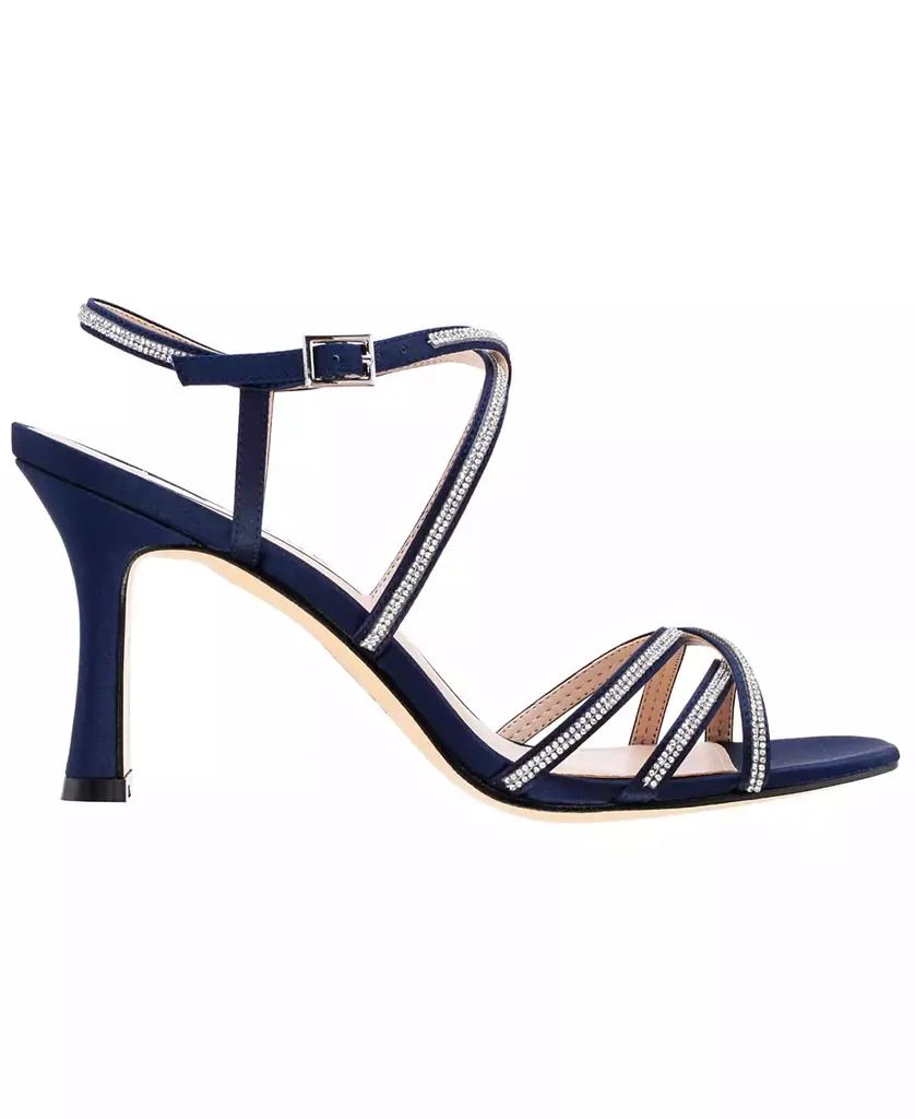 Nina Women's Anna Crystal Embellished Strappy Dress Sandals 2