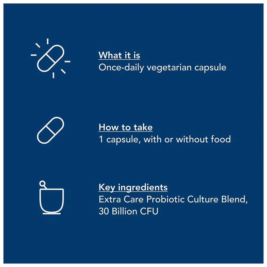 ReNew Life Adult Extra Care Digestive Probiotic, 30 Billion CFU Per Capsule 5