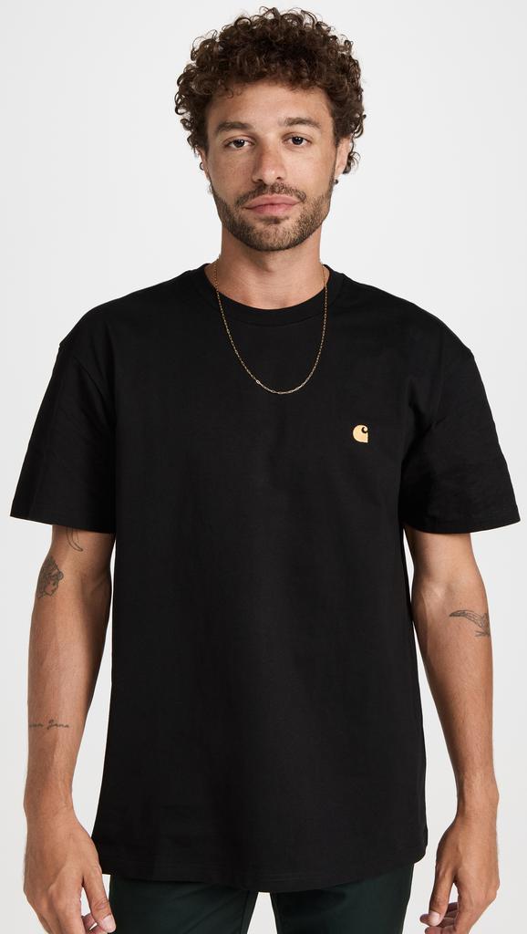carhartt　SHORT-SLEEVE CHASE T-SHIRTS Carhartt WIP Chase T-Shirt | Grey Heather – Page Chase T-Shirt
