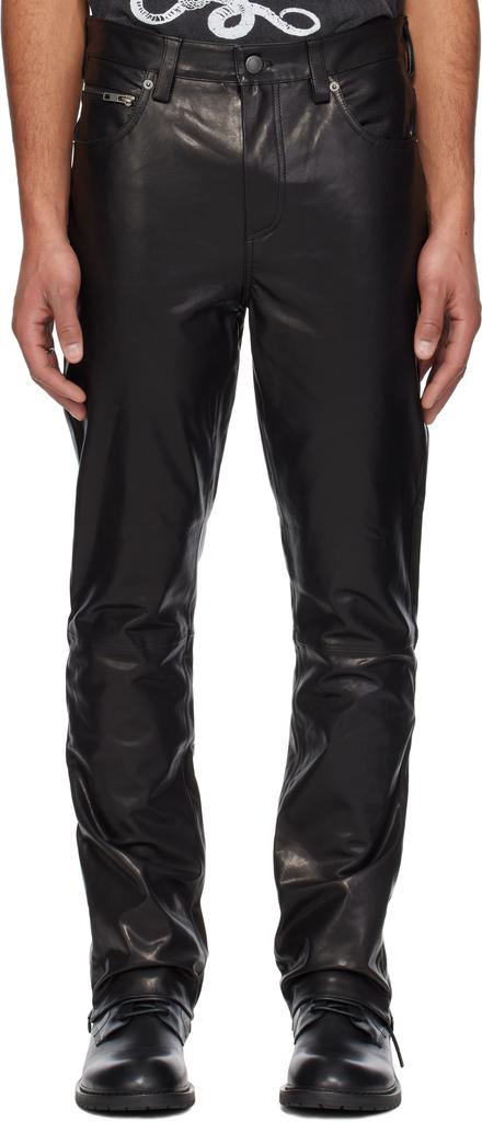 Stolen Girlfriends Club Black Drum Solo Leather Pants