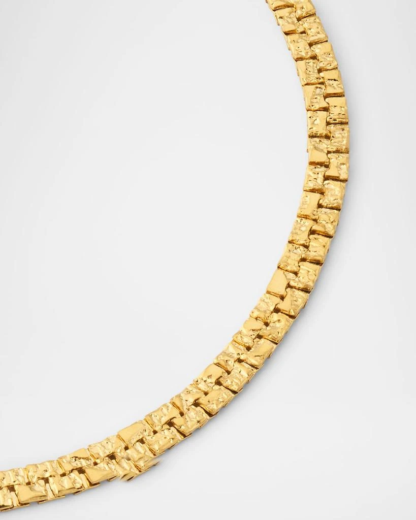 Devon Leigh Textured Sparkle Chain Necklace 3