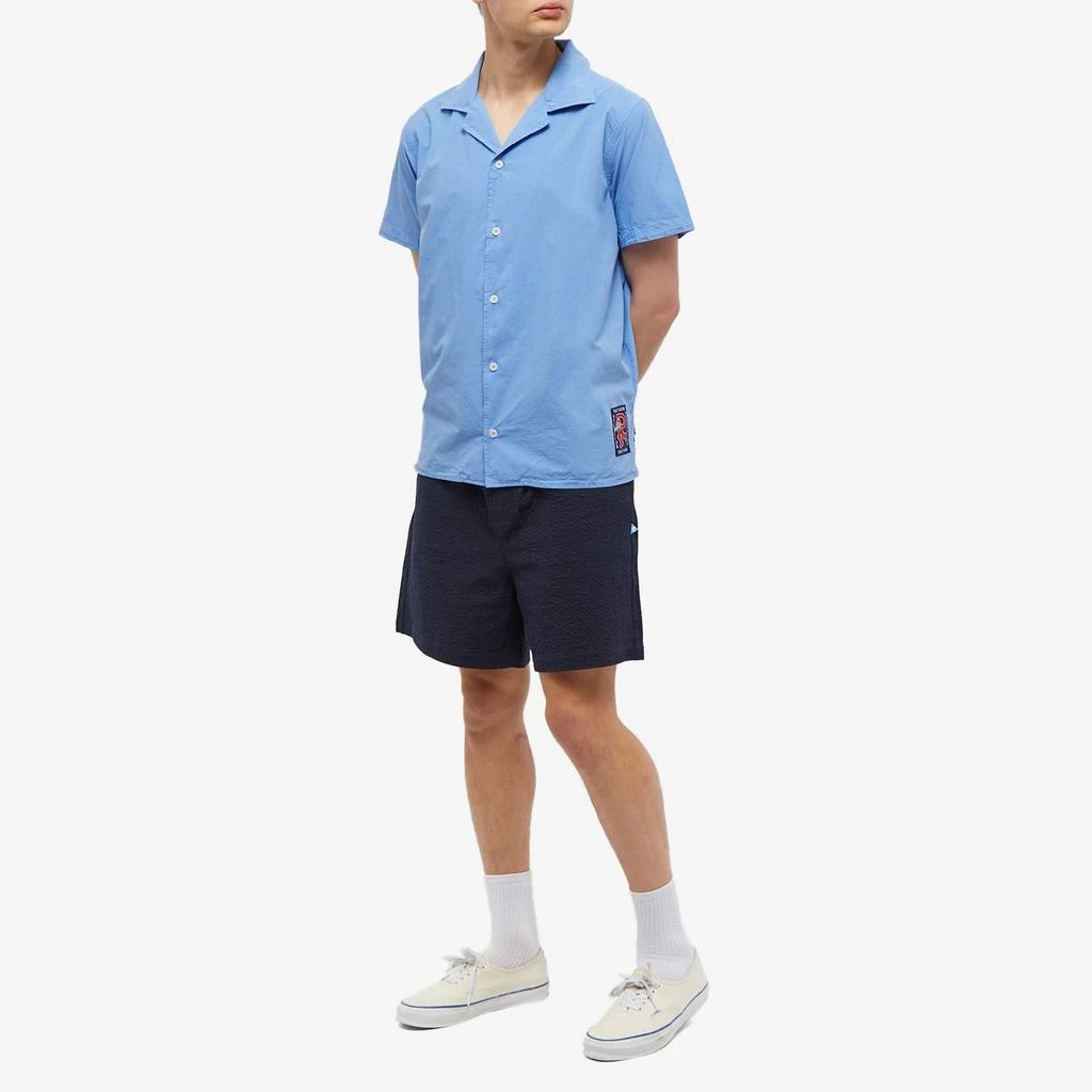 Reception Reception Daily Short Sleeve Bowling Shirt 4