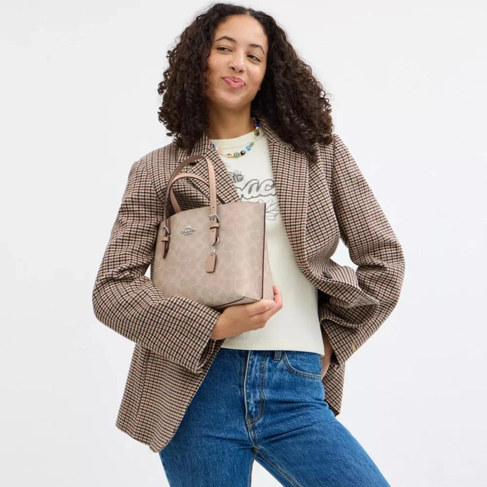 Coach Mollie Tote Bag 25 In Signature Canvas 3