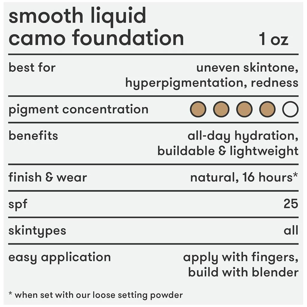 Dermablend Dermablend Smooth Liquid Foundation with SPF 25 5