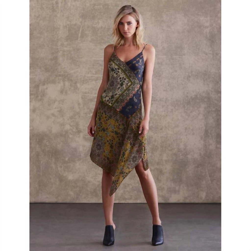 Bailey 44 Eleanora Lightweight Satin Midi Floral Dress 1