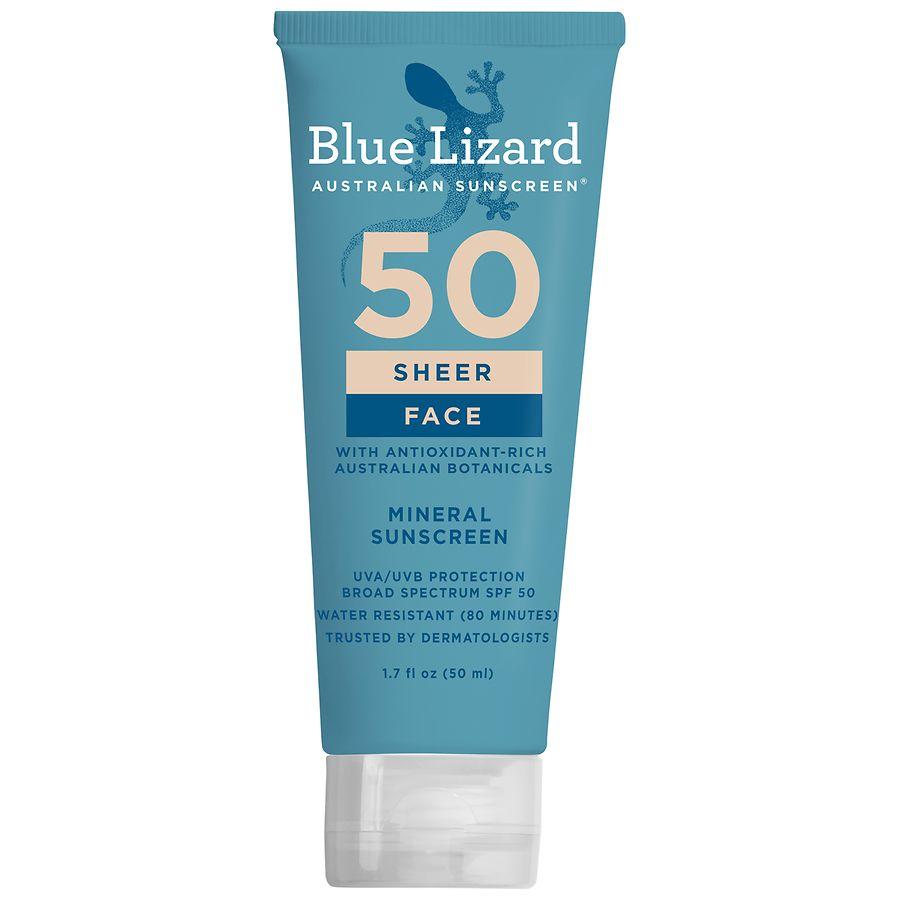 Blue Lizard Sheer Face SPF 50 Lotion