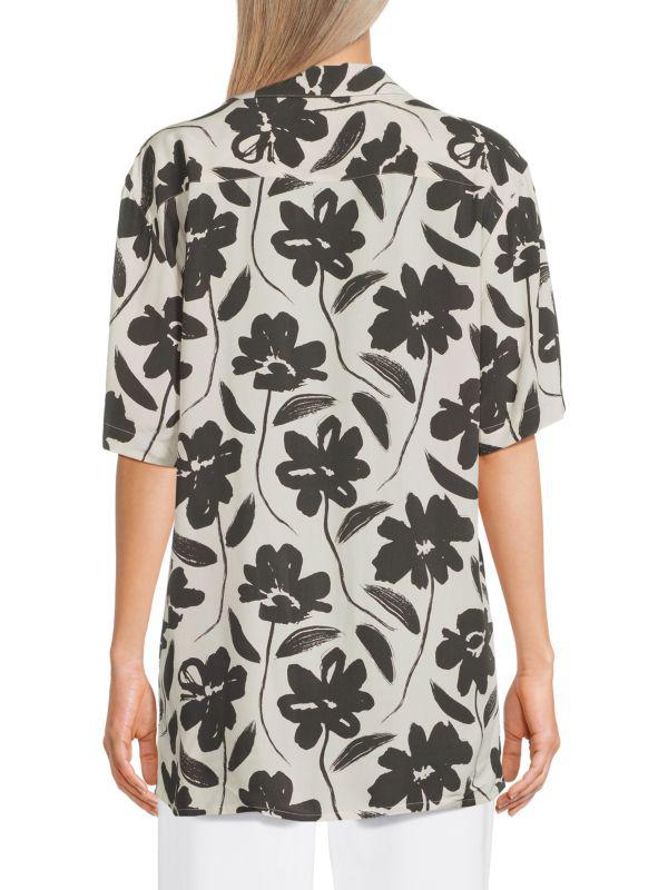 Original Paperbacks Rio Floral Cotton Camp Shirt