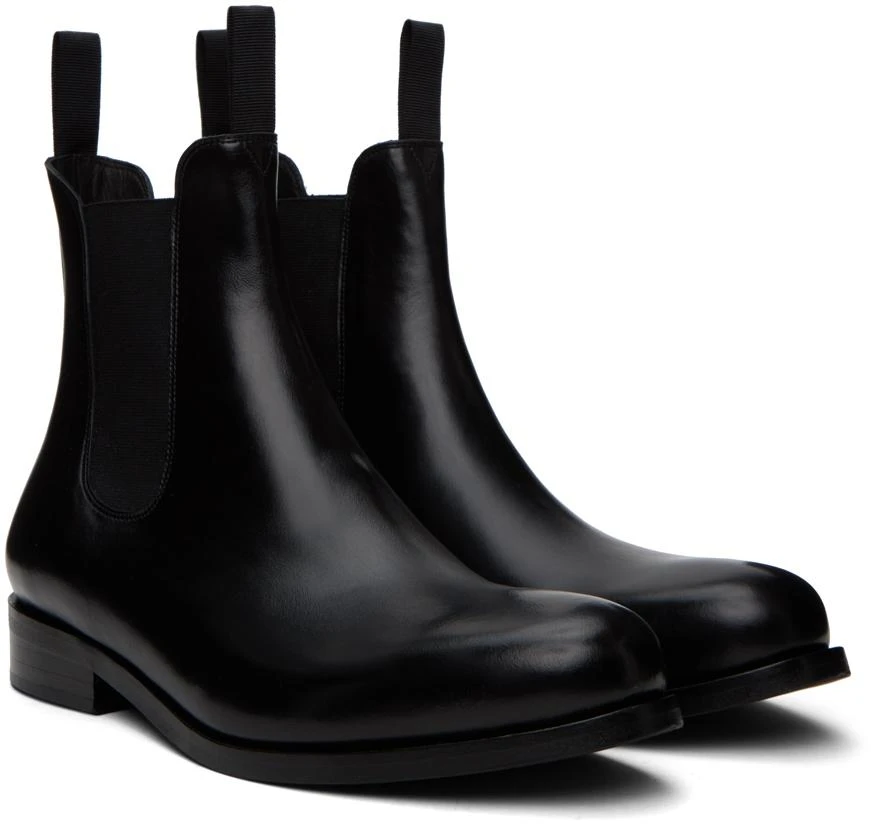 Officine Générale Black Belmondo Chelsea Boots 4
