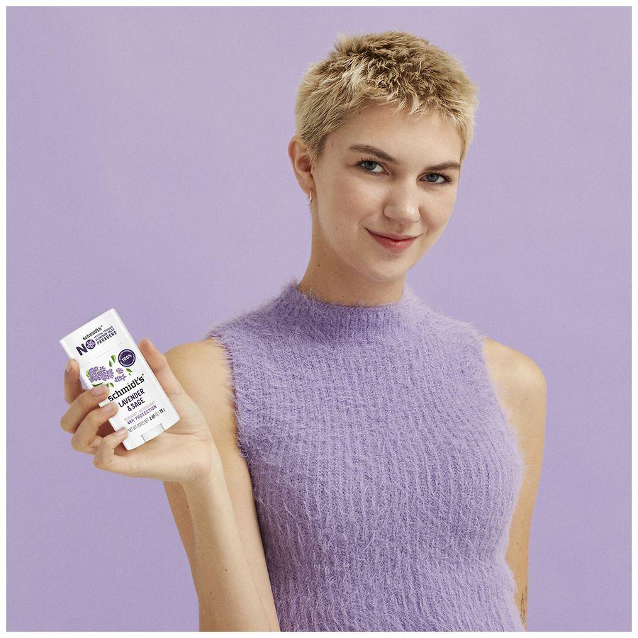 Schmidt's Aluminum-Free Vegan Deodorant with 24 Hour Odor Protection Lavender + Sage