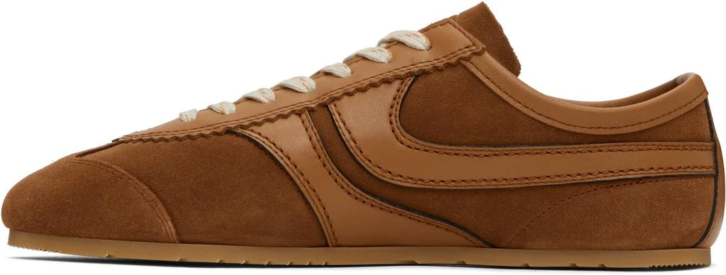 Dries Van Noten Tan Suede Sneakers 3