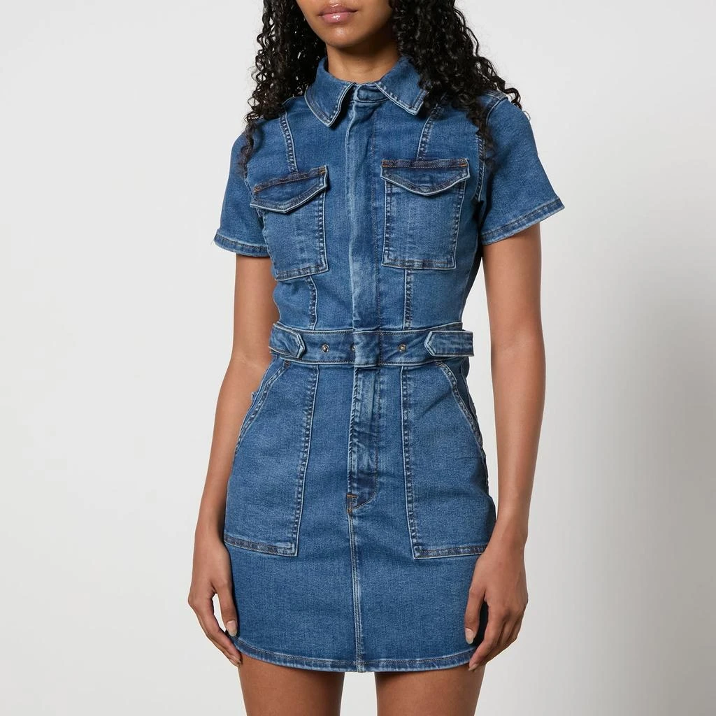 Good American Good American Fit For Success Denim Mini Dress 1