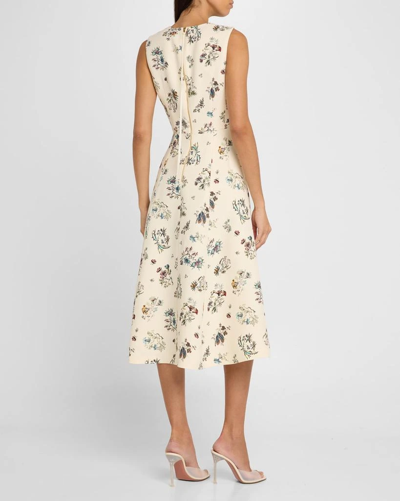 ADAM LIPPES Eloise Floral-Print Sleeveless Midi Dress 3