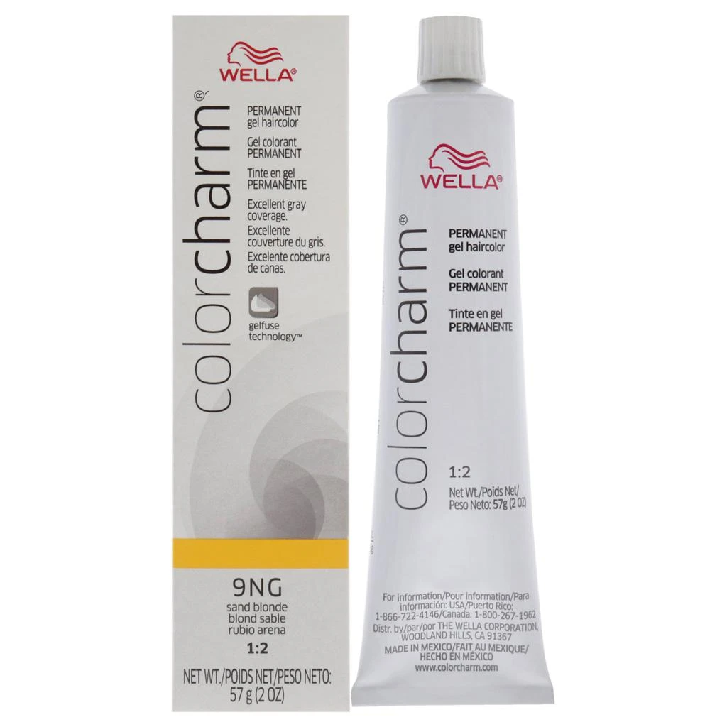 Wella Color Charm Permanent Hair Color Gel - 9NG Sand Blonde by  for Unisex - 2 oz Hair Color 1
