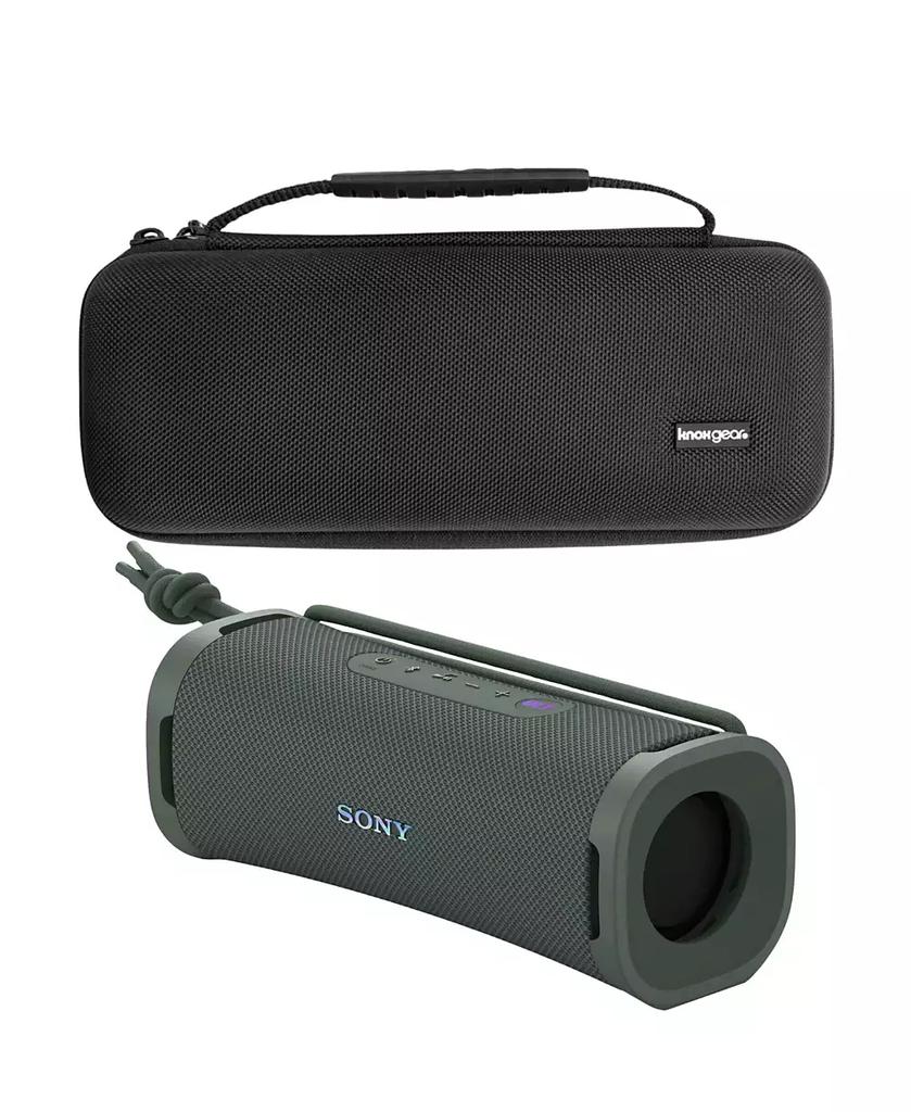SONY ULT FIELD series Speaker - SRSULT10/B (Gray) with Hardshell Travel & Protective Case bundle