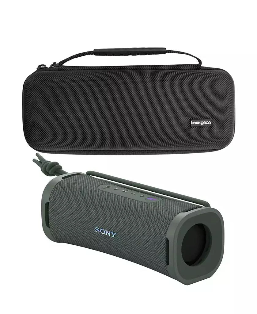 SONY ULT FIELD series Speaker - SRSULT10/B (Gray) with Hardshell Travel & Protective Case bundle 1