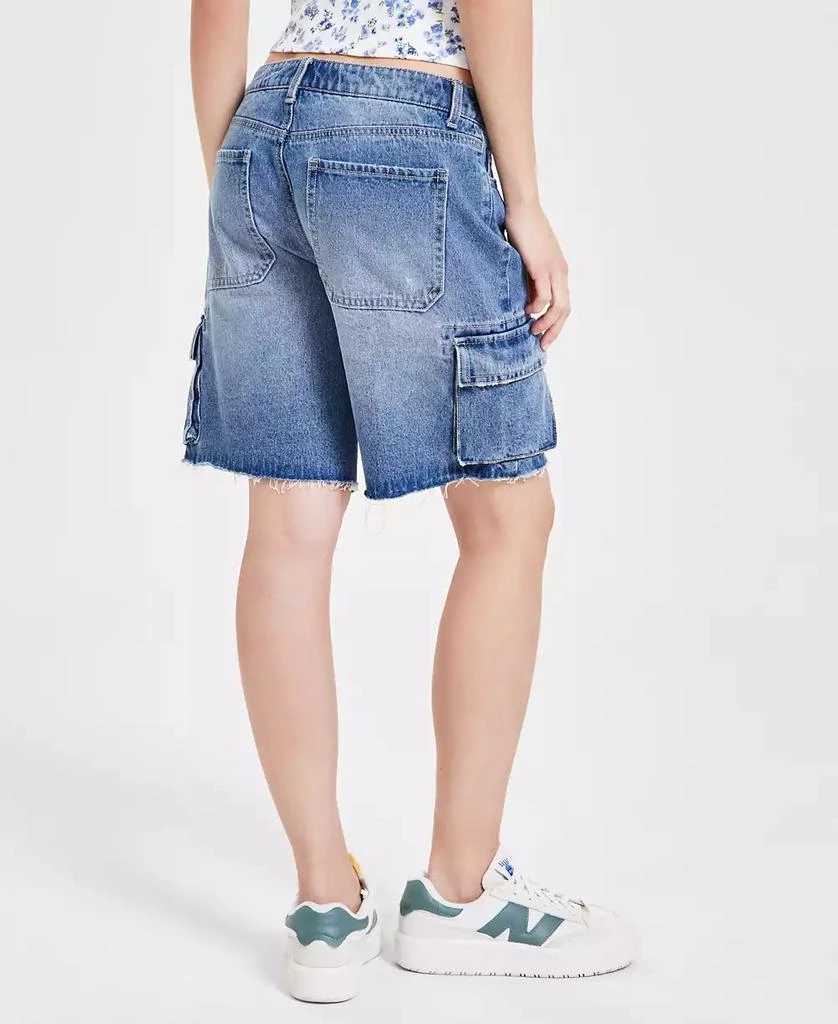 Indigo Rein Juniors' Cargo Denim Jorts 4