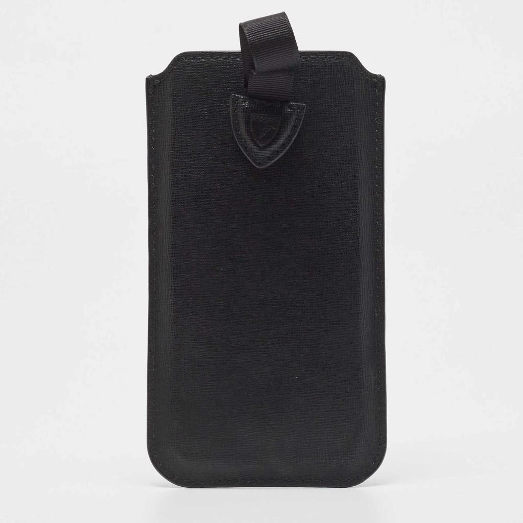 Aspinal of London Aspinal Of London Black Leather Phone Case 2
