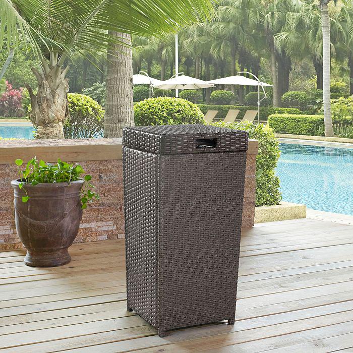 Sparrow & Wren Sparrow & Wren Avalon Outdoor Wicker Trash Bin