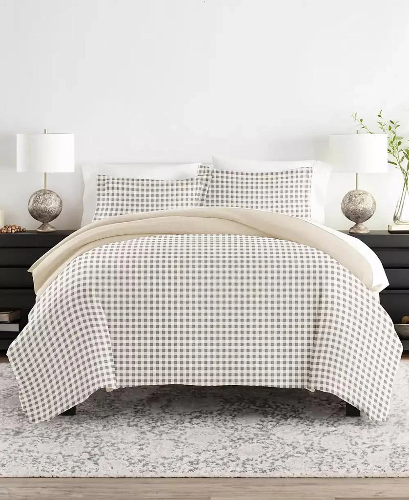 IENJOY HOME Timeless Pattern Reversible 3-Pc. Duvet Cover Set 1