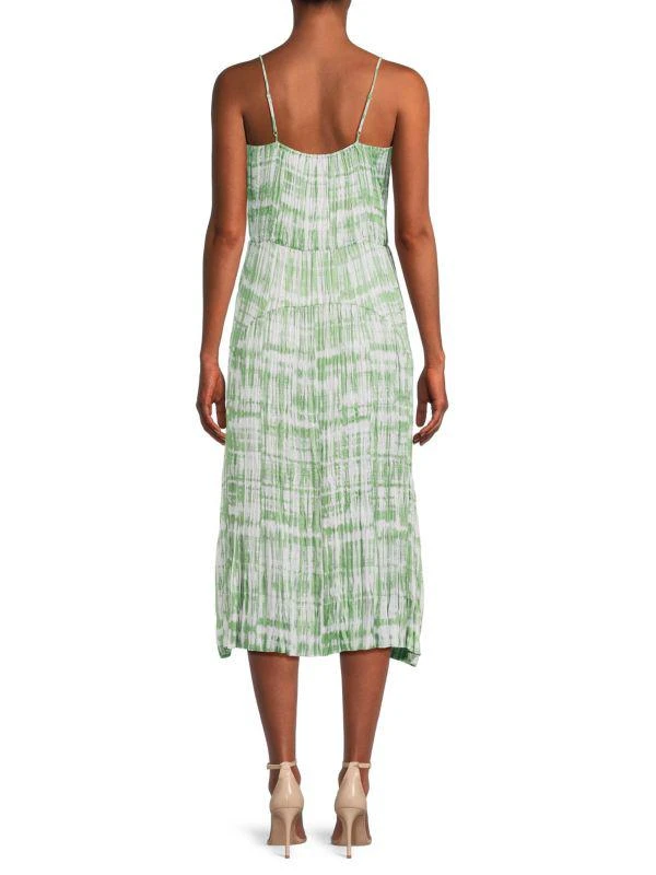 Vince Tie Dye Pleated Midi Dress 2