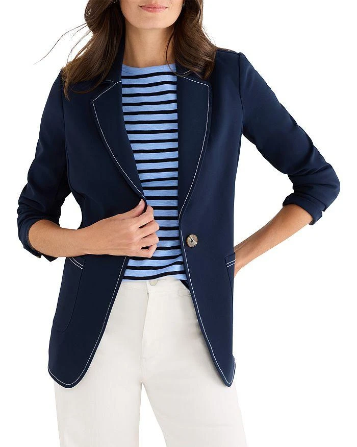 NIC+ZOE Sleek Accent Stitch Anywhere Blazer