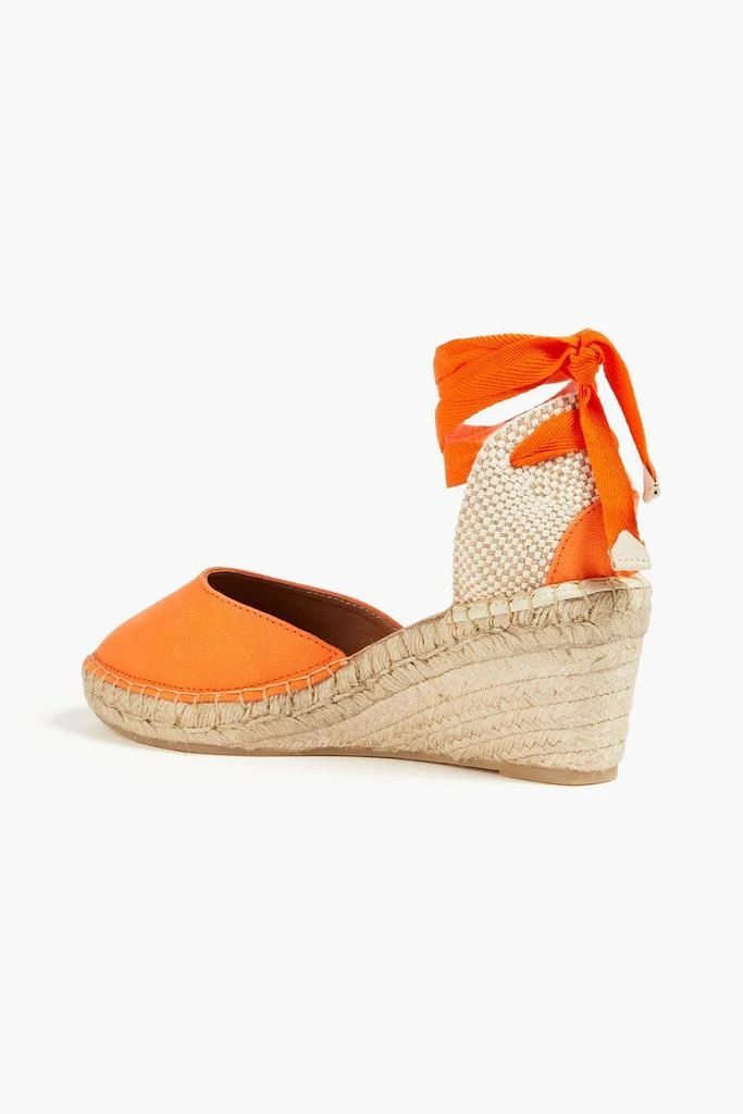 LAST STUDIO Leona canvas wedge espadrilles 3