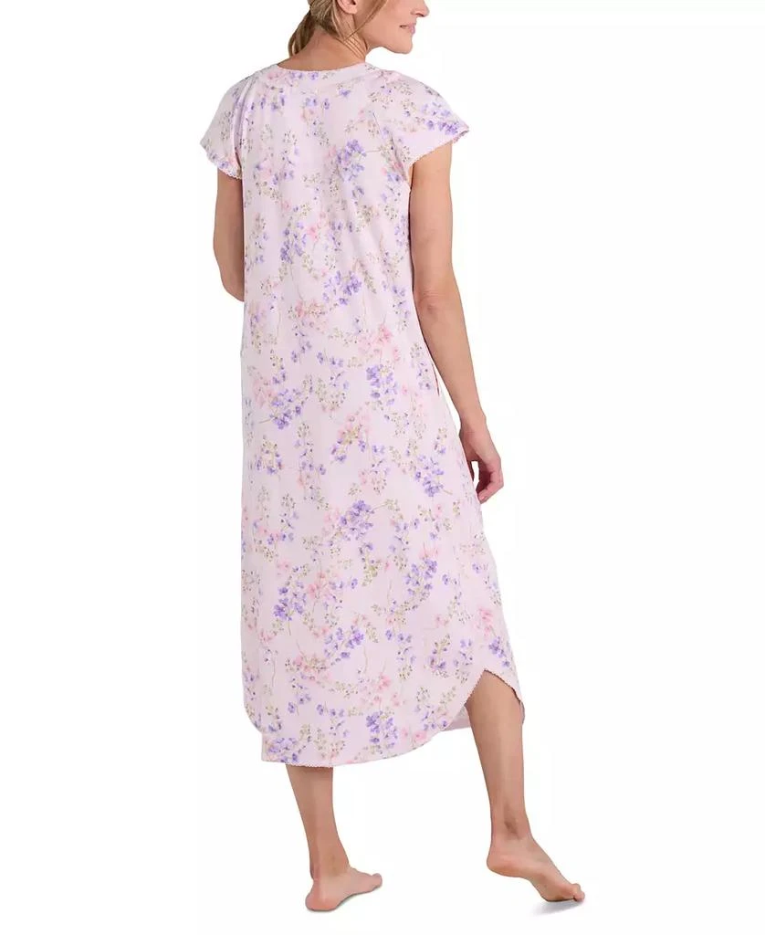 Miss Elaine Women's Floral Short-Sleeve Nightgown 2
