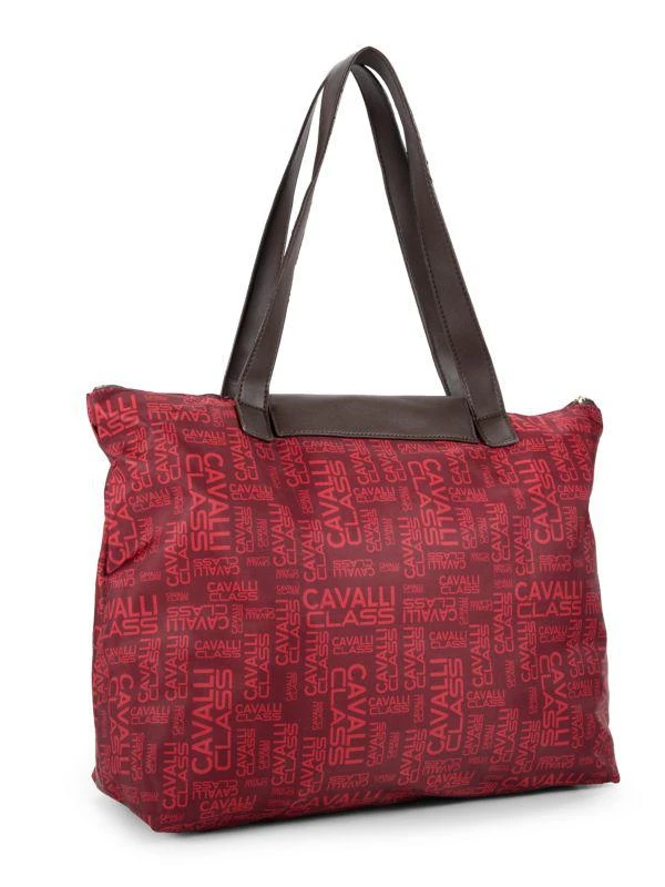 cavalli CLASS Large Monogram Print Tote 4