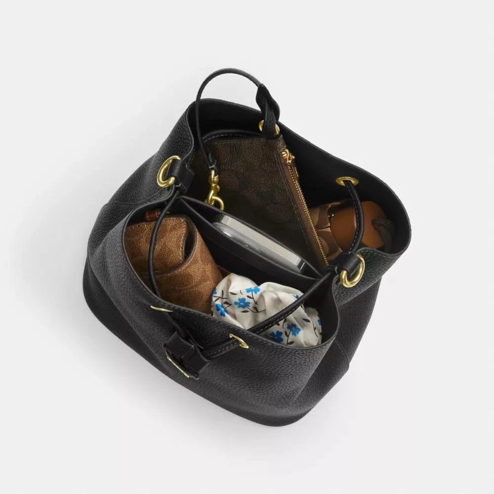 Coach Rowan Bucket Bag In Signature Canvas 8