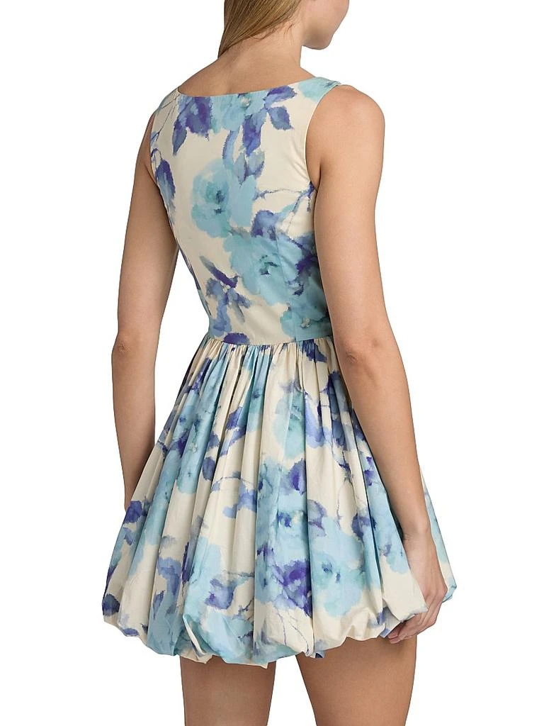 Azeeza Ananya Satin Cotton-Blend Bubble Minidress 5