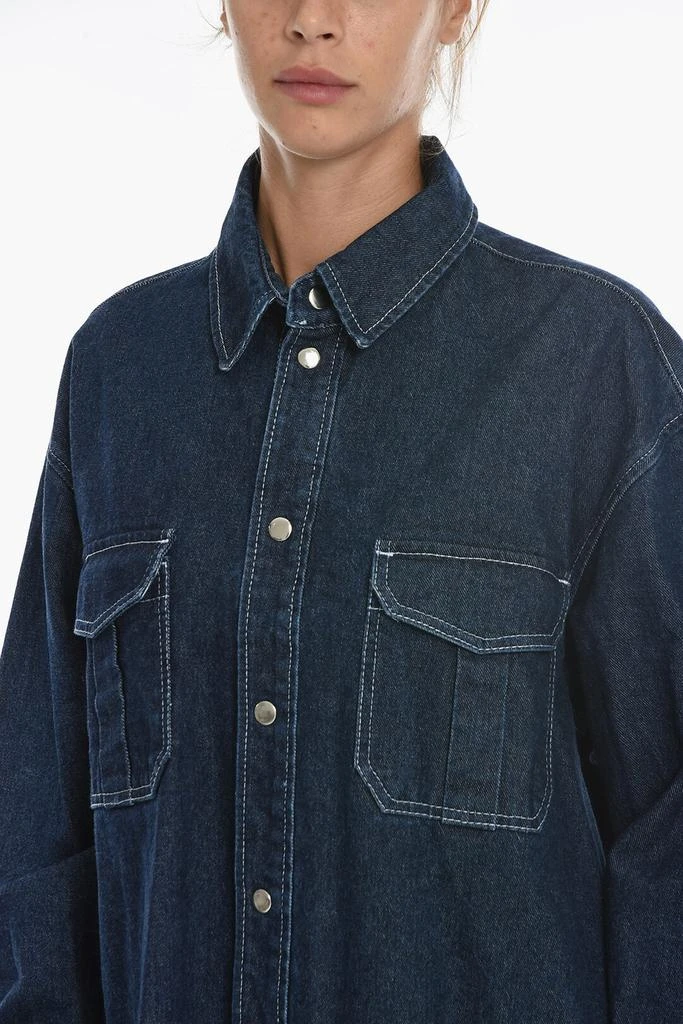 Anouki Denim Oversize Shirt with Utility Pockets 3