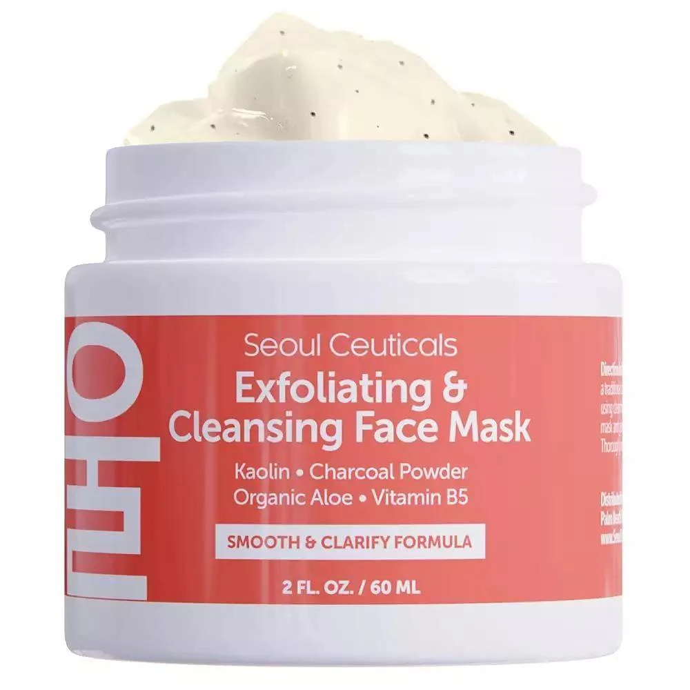 Seoul Ceuticals Korean Skin Care Exfoliating and Cleansing Face Mask K Beauty Skincare