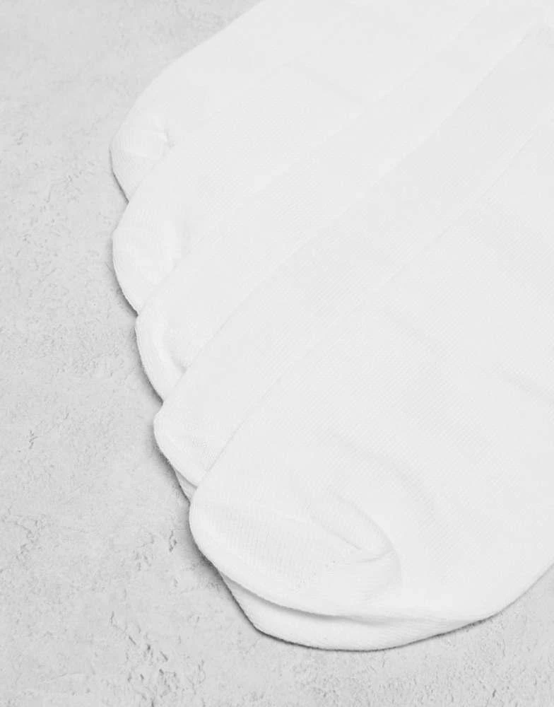 ASOS ASOS DESIGN 5 pack trainer socks in white 3