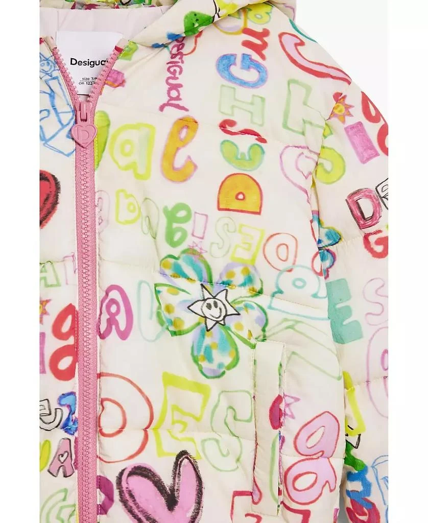 Desigual Girls Girls
s Quilted jacket lettering 6