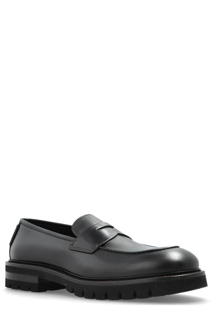 Salvatore Ferragamo Ferragamo Round Toe Penny Loafers 2
