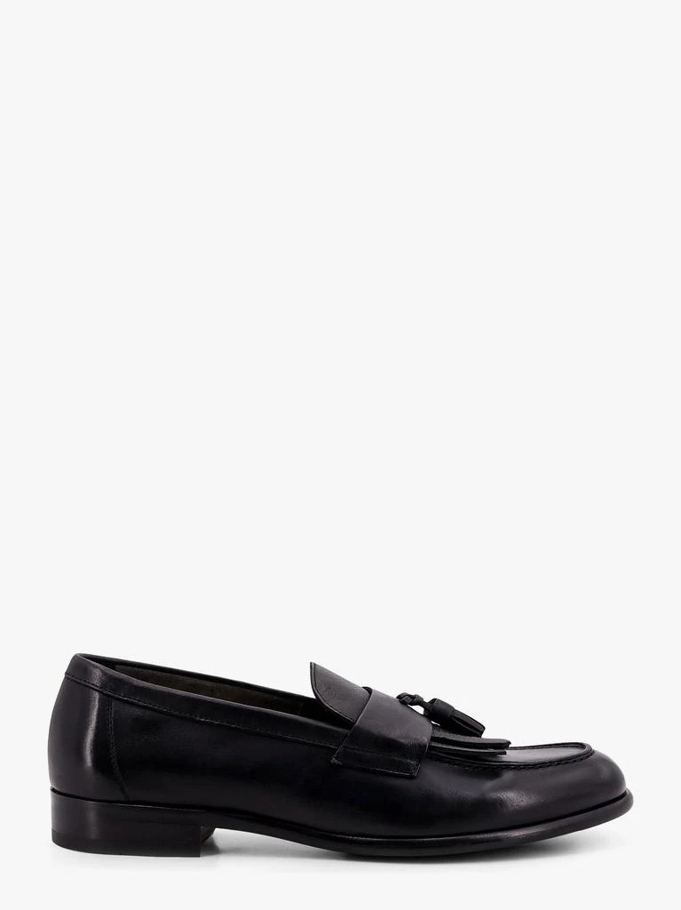 DOUCAL'S Leather loafer with iconic tassels 1