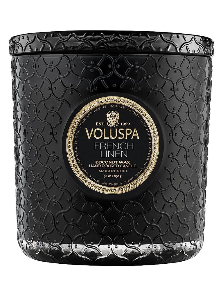Voluspa French Linen Luxe Candle 2